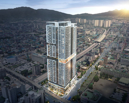 GS건설이 다음달 분양하는 의정부역스카이자이 조감도.<GS건설 제공>